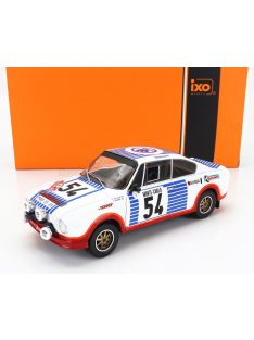   Ixo-Models - SKODA 130RS TEAM SKODA (night version) N 54 RALLY MONTECARLO 1977 SVATOPLUK KVAIZAR - JIRI KOTEK WHITE BLUE RED