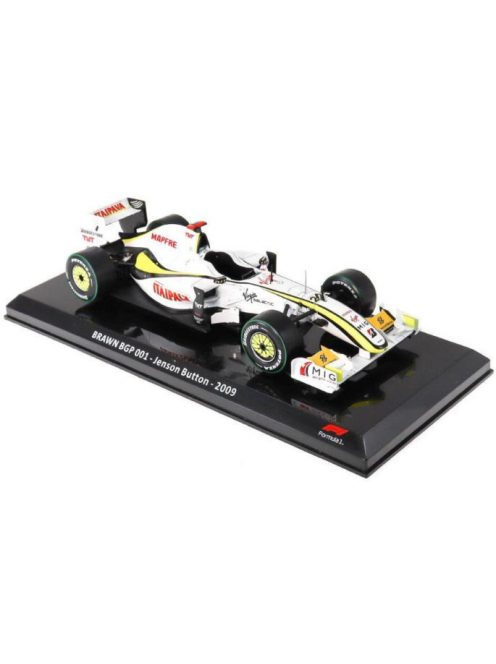 Ixomodels - 1:24 Brawn Gp 01 - Jenson Button - 2009 (Blister Package) - Ixo