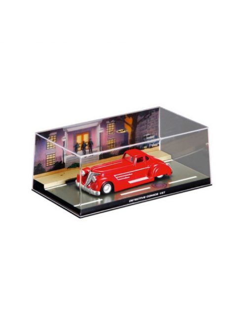 Ixomodels - 1:43 Batman Batmobile, 1939 Detective Comics, Nr.27, Red - Batman Automobilia