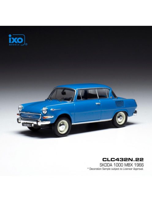 Ixo-Models - 1:43 Skoda 1000 MBX, blue, 1966 - IXO