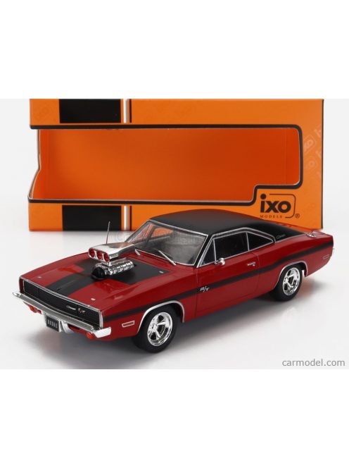 Ixomodels - Dodge Charger R/T Coupe 1970 Red Black