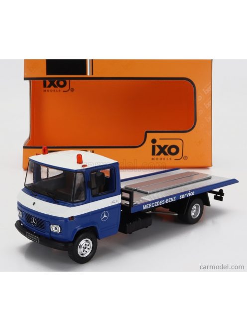 Ixomodels - Mercedes Benz L608D Truck Mercedes Benz Service 2-Assi 1980 - Carro Attrezzi - Wrecker Road Service Blue White