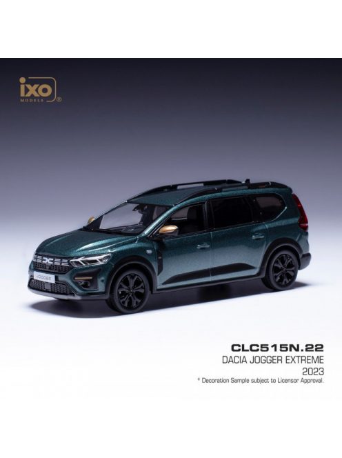 Ixo-Models - 1:43 Dacia Jogger Extreme Dark Green Metallic 2023 - IXO