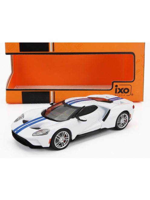 Ixo-Models - FORD USA GT 2017 WHITE BLUE