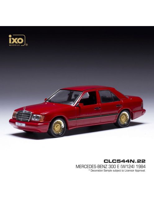 Ixo-Models - 1:43 Mercedes 300E (W124), dark red, 1984 - IXO