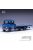 Ixo-Models - 1:43 Mercedes L 608 D Flatbed Car Transporter Blue 1980 - IXO