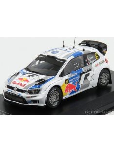   Ixo-Models - Volkswagen Polo R Wrc Team Volkswagen Motorsport N 8 Rally Finland 2013 S.Ogier - J.Ingrassia White Blue Grey