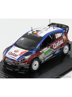   Ixo-Models - Ford England Fiesta Rs Wrc N 11 Rally Sardegna Italy 2013 T.Neuville - N.Gilsoul Bordeaux Blue White