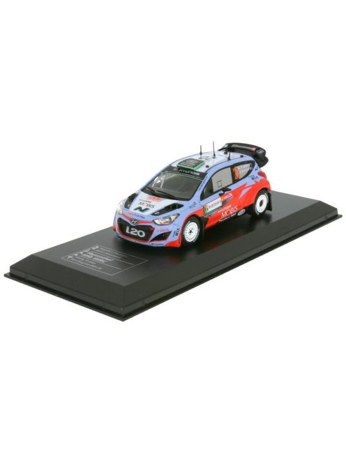 Ixo-Models - 1:43 Hyundai I20 WRC #20 H. Paddon/J. Kennard, Italia Sardegna, blue/red 2015 - IXO