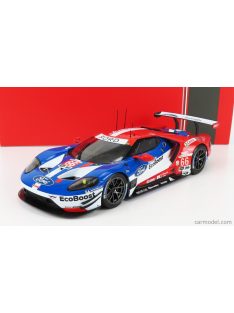   Ixo-Models - Ford Usa Gt 3.5L Turbo V6 Team Ford Chip Ganassi Uk N 66 Winner Gtlm Class 24H Daytona 2017 D.Muller - J.Hand - S.Bourdais Red Blue White