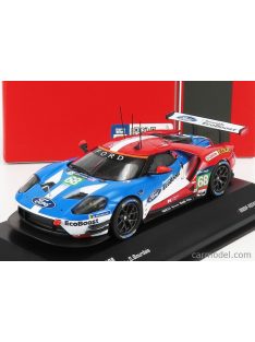   Ixo-Models - Ford Usa Gt 3.5L Turbo V6 Team Ford Chip Ganassi Usa Lhd N 68 Winner Lmgte Pro Class 24H Le Mans 2016 J.Hand - D.Muller - S.Bourdais Blue Red White