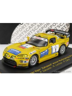   Ixo-Models - Chrysler Viper Gts-R Zakspeed Racing N 1 Winner 24H Nurburgring 2002 P.Zakowski - R.Lechner - P.Lamy Yellow