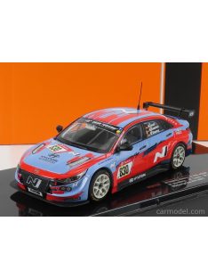   Ixo-Models - Hyundai Elantra N Tcr Team Liqui Moly N 830 24H Nurbring 2021 M.Basseng - M.Lauck - M.Oestreich Light Blue Red