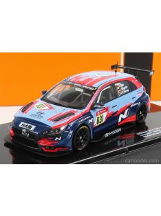   Ixo-Models - Hyundai I30 N Tcr N 831 24H Nurburgring 2021 L.Engstler - H.Still - J.K.Vernay 2 Tone Blue Red