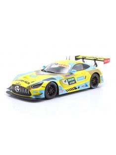   Ixo-Models - MERCEDES BENZ AMG GT3 EVO TEAM HRT N 4 WINNER RACE 2 NURBURGRING DTM 2022 LUCA STOLZ YELLOW LIGHT BLUE
