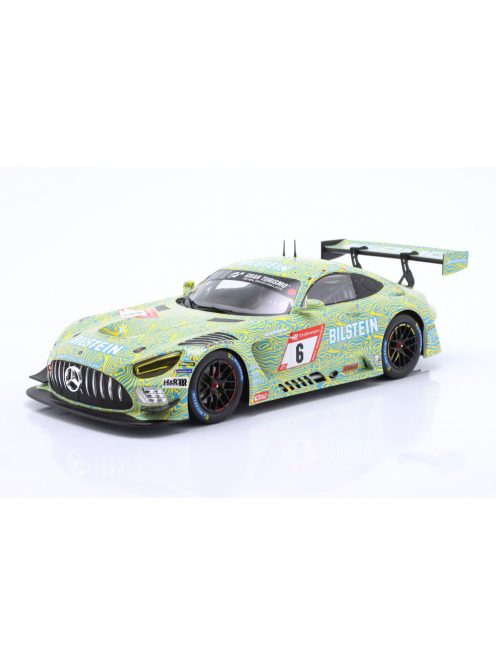 Ixo-Models - MERCEDES BENZ AMG GT3 EVO TEAM BLISTEIN BY HRT N 6 QUALIFICATION 24h NURBURGRING 2022 GABRIELE PIANA - HUBERT HAUPT - NICO BASTIAN - PHILIP ELLIS LIGHT GREEN