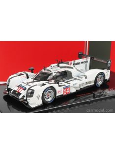   Ixo-Models - Porsche 919 2.0L Turbo V4 Hybrid Team Porsche N 14 24H Le Mans 2014 M.Lieb - R.Dumas - N.Jani White Light Grey