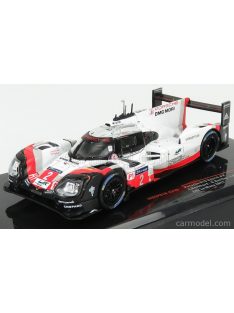   Ixo-Models - Porsche 919 Hybrid 2.0L Turbo V4 Team Porsche N 2 Winner 24H Le Mans 2017 T.Bernhard - E.Bamber - B.Hartley White Red Black