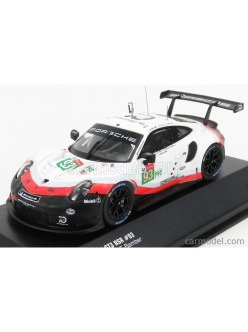 Ixo-Models - Porsche 911 991 Rsr Team Porsche Gt N 93 Lmgte Pro 24H Le Mans 2018 P.Pilet - N.Tandy - E.Bamber White Black Red