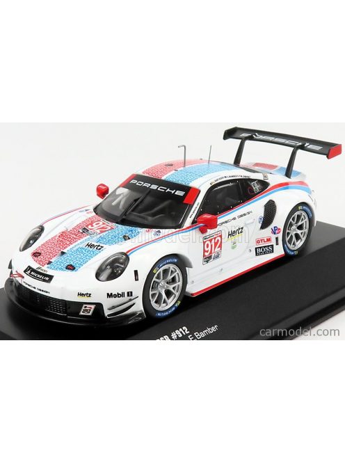 Ixo-Models - Porsche 911 991 Rsr Porsche Gt Team N 912 3Rd Gtlm Class 24H Daytona 2019 Bamber - Jaminet - Vanthoor White