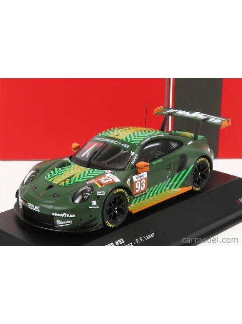 Ixo-Models - Porsche 911 991 Rsr Team Proton Competition Racing N 93 Elms (European Le Mans Series) 2020 M.Fassbender - F.Laser - R.Lietz Matt Green