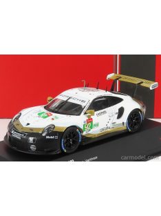   Ixo-Models - Porsche 911 991 Rsr 4.0L Flat-6 Porsche Gt Team N 92 24H Le Mans 2019 M.Christensen - K.Estre - L.Vanthoor White Black Gold