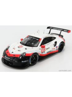   Ixo-Models - Porsche 911 991 Rsr Porsche Gt Team N 912 3Rd Gtlm Class 24H Daytona 2018 E.Bamber - L.Vanthoor - M.Jaminet White