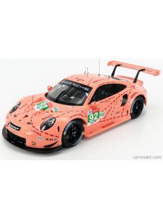   Ixomodels - Porsche 911 991 Rsr Team Porsche Gt N 92 Winner Lmgte Pro Pink Pig Tribute 24H Le Mans 2018 M.Christensen - K.Estre - L.Vanthoor Pink