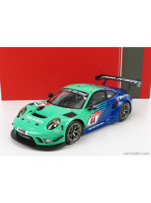 Ixo-Models - Porsche 911 991-2 Gt3 R Team Falken Motorsport N 44 24H Nurburgring 2019 K.Bachler - J.Bergmeister - M.Ragginger - D.Werner 2 Tone Blue