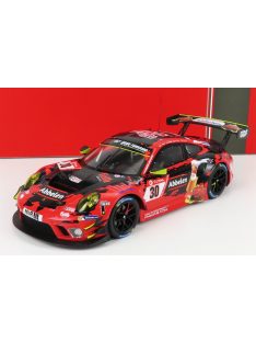   Ixo-Models - PORSCHE 911 991-2 GT3 R TEAM FRIKADELLI RACING N 30 24h NURBURGRING 2020 K.ABBELEN - A.MULLER - R.RENAUER - N.SIEDLER RED WHITE