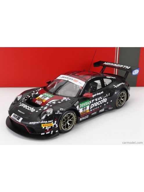 Ixo-Models - Porsche 911 991-2 Gt3 R Precote Herbert Motorsport Team N 99 Adac Gt Masters 2021 Sven Muller - Robert Renauer Black