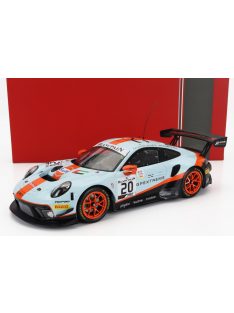   Ixo-Models - PORSCHE 911 991 GT3 R 4.0L FLAT-6 TEAM GPX RACING N 20 WINNER 24h SPA 2019 RICHARD LIETZ - MICHAEL CHRISTENSEN - KEVIN ESTRE LIGHT BLUE ORANGE BLACK