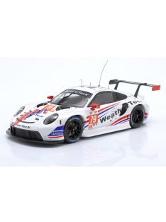   Ixo-Models - PORSCHE 911 991 RSR-19 4.2L TEAM WEATHERTECH RACING N 79 2nd LMGTE AM CLASS 24h LE MANS 2022 COOPER MACNEIL - JULIEN ANDLAUER - THOMAS MERRIL WHITE