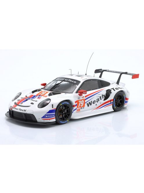 Ixo-Models - PORSCHE 911 991 RSR-19 4.2L TEAM WEATHERTECH RACING N 79 2nd LMGTE AM CLASS 24h LE MANS 2022 COOPER MACNEIL - JULIEN ANDLAUER - THOMAS MERRIL WHITE