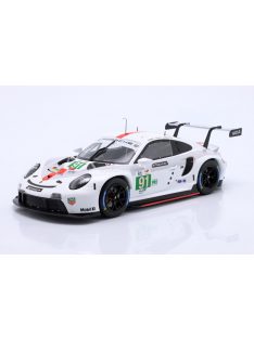   Ixo-Models - PORSCHE 911 991-2 4.2L TEAM PORSCHE GT N 91 WINNER LMGTE PRO CLASS 24h LE MANS 2022 GIANMARIA BRUNI - RICHARD LIETZ - FREDERIC MAKOWIECKI WHITE GREY RED