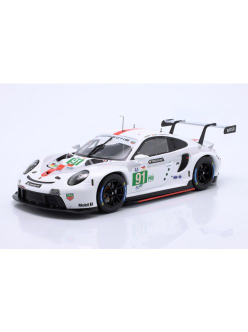 Ixo-Models - PORSCHE 911 991-2 4.2L TEAM PORSCHE GT N 91 WINNER LMGTE PRO CLASS 24h LE MANS 2022 GIANMARIA BRUNI - RICHARD LIETZ - FREDERIC MAKOWIECKI WHITE GREY RED