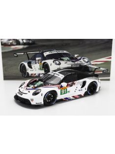   Ixo-Models - PORSCHE 911 RSR-19 GOODBYE TEAM PORSCHE GT N 91 LAST RACE WEC 8h BAHRAIN 2022 GIANMARIA BRUNI - RICHARD LIETZ WHITE BLACK