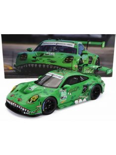   Ixo-Models - PORSCHE 911 992 GT3 R TEAM AO RACING N 80 IMSA USA GTD CLASS 12h SEBRING 2023 PHILLIP JEFFREY HYETT - GUNNAR JEANNETTE - SEBASTIAN PRIAULX GREEN