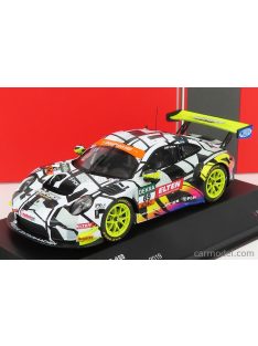   Ixo-Models - Porsche 911 991-2 Gt3 R Team Iron Force N 69 Adac Gt Masters Nurburgring 2019 L.Luhr - M.Holzer White Yellow Purple