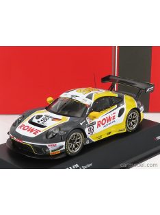   Ixo-Models - Porsche 911 991 4.0L Gt3 Team Rowe Racing N 98 Winner 24H Spa 2020 L.Vanthoor - N.Tandy - E.Bamber Yellow White Grey