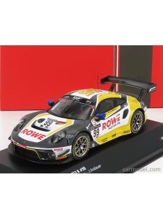   Ixo-Models - Porsche 911 991 4.0L Gt3 Team Rowe Racing N 99 24H Spa 2020 K.Bachler - D.Werner - J.Andlauer Yellow White Grey