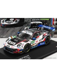   Ixo-Models - Porsche 911 991 Gt3 R Team Kus 75 Bernhard N 74 Adac Gt Masters 2021 K.Eriksson - D.Pereira White Black Red