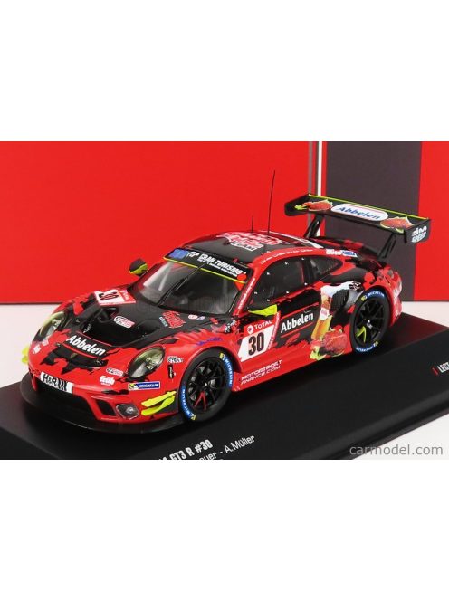 Ixo-Models - Porsche 911 991-2 Gt3 R Team Frikadelli Racing N 30 24H Nurburgring 2020 K.Abbelen - A.Muller - R.Renauer - N.Siedler Red White