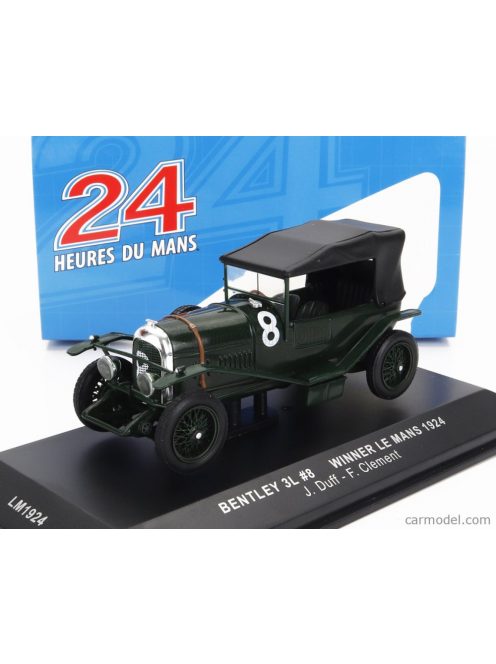 Ixo-Models - Bentley 3-Litre 3.0L Team Bentley Motors Limited N 8 Winner 24H Le Mans 1924 J.Duff - F.Clement British Racing Green