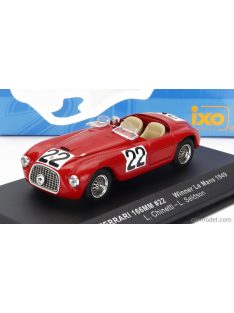   Ixo-Models - Ferrari 166Mm 2.0L V12 Spider Team Peter Mitchell-Thomson N 22 Winner 24H Le Mans 1949 L.Chinetti - L.Selsdson Red