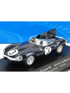   Ixo-Models - Jaguar D-Type Team Ecurie Ecosse N 3 Winner 24H Le Mans 1957 R.Flockhart - I.Bueb Blue Met