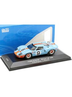   Ixomodels - 1:43 Ford Gt40 Gulf #9 Winner 24H Lemans 1968 Rodriguez, Bianchi - Ixo