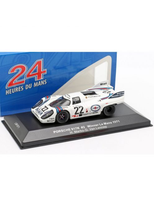 Ixomodels - 1:43 Porsche 917K #22 Winner 24H Lemans 1971 Van Lennep, Marko - Ixo