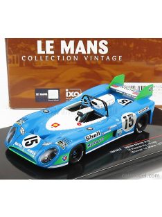   Ixo-Models - Matra Simca Ms670B 3.0L V12 Team Equipe Matra-Simca Shell N 15 Winner 24H Le Mans 1972 - H.Pescarolo - G.Hill Bluette White