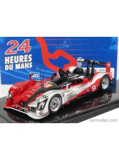   Ixo-Models - Audi R15 Tdi Plus 5.5L Turbo V10 Diesel Team Audi Sport North America N 9 Winner 24H Le Mans 2010 R.Dumas - T.Bernhard - M.Rockenfeller Red Black Silver